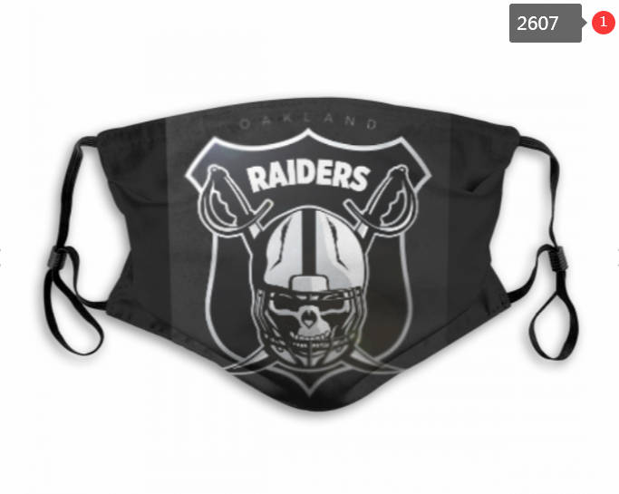 NFL Oakland Raiders #48 Dust mask with filter